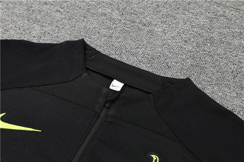 Tottenham Black Tracksuit - JerseyLegacy