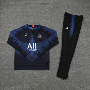 PSG Black and Blue Tracksuit - JerseyLegacy