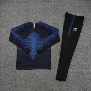 PSG Black and Blue Tracksuit - JerseyLegacy