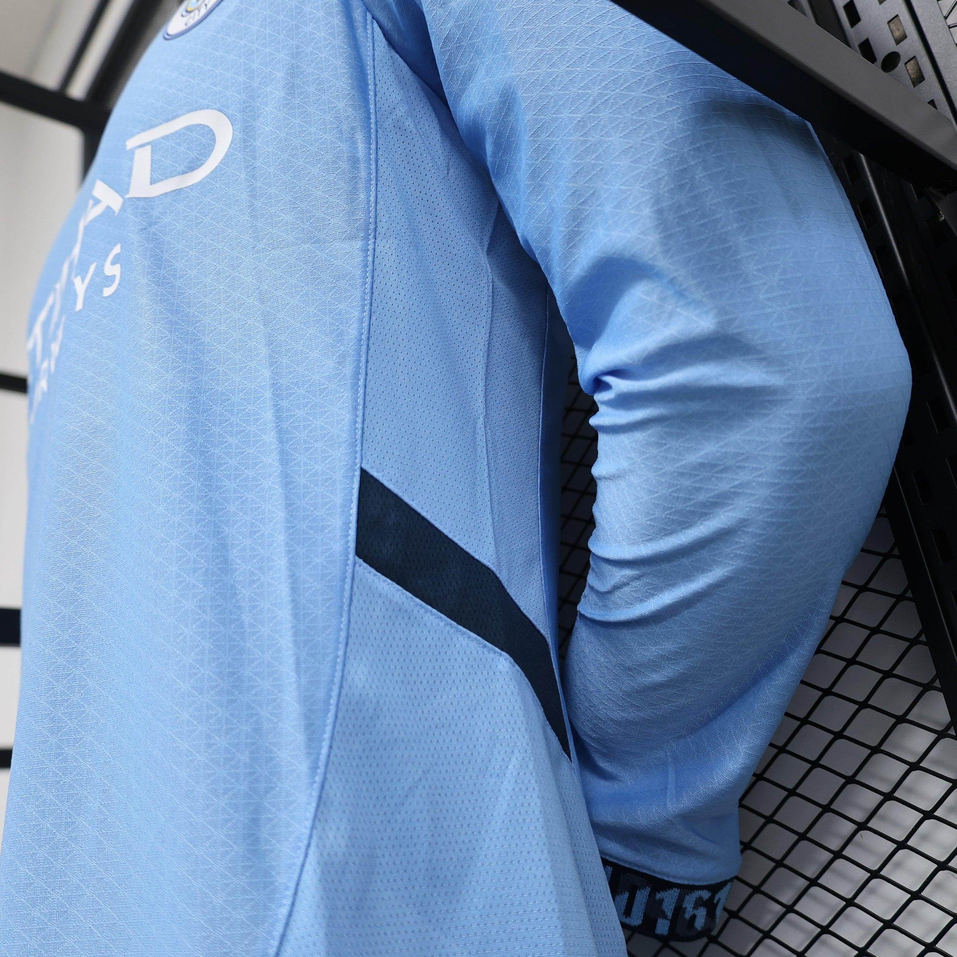 Manchester City 2024-2025 Home Kit Long Sleeve - JerseyLegacy