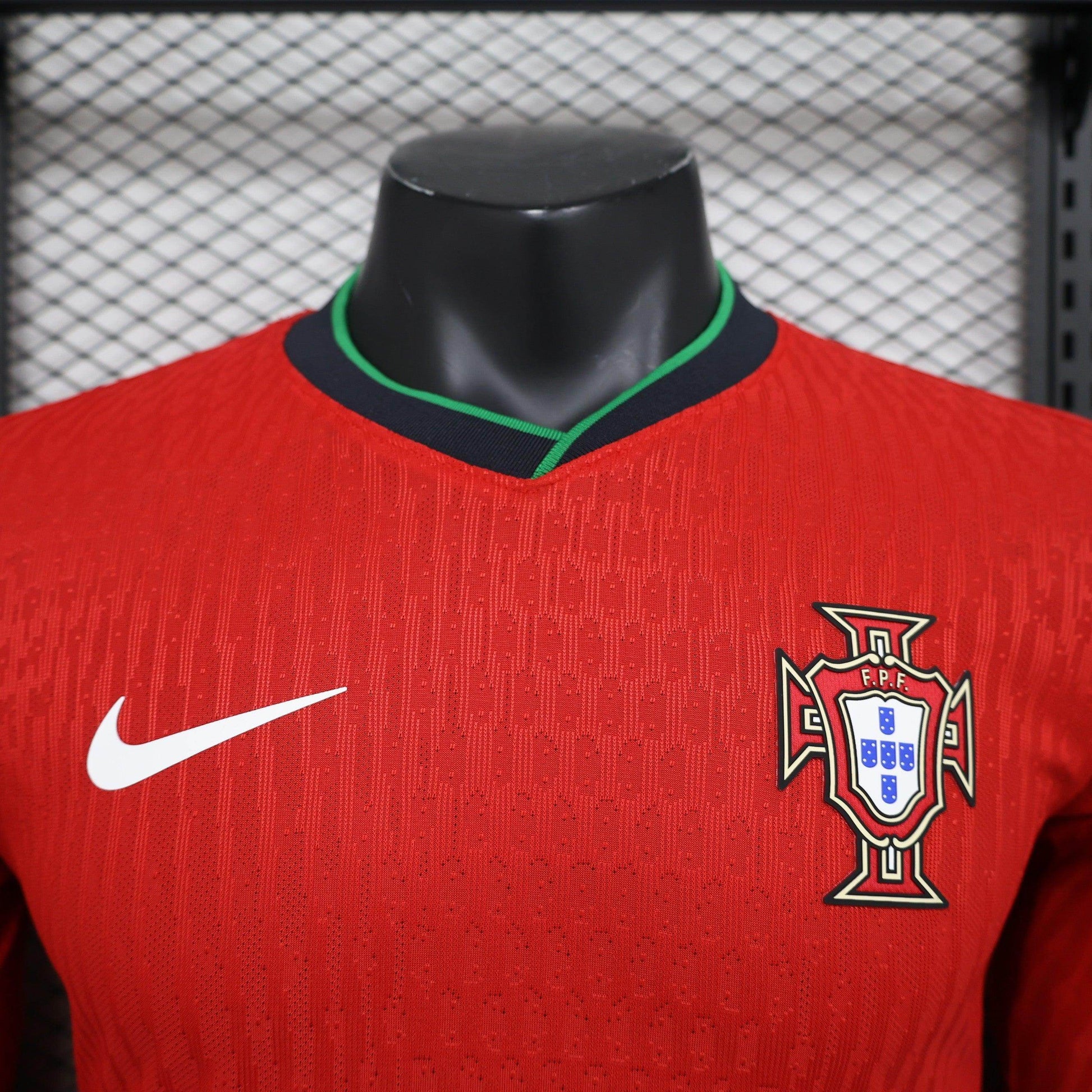 Portugal 2024-2025 Home Kit Long Sleeve - JerseyLegacy