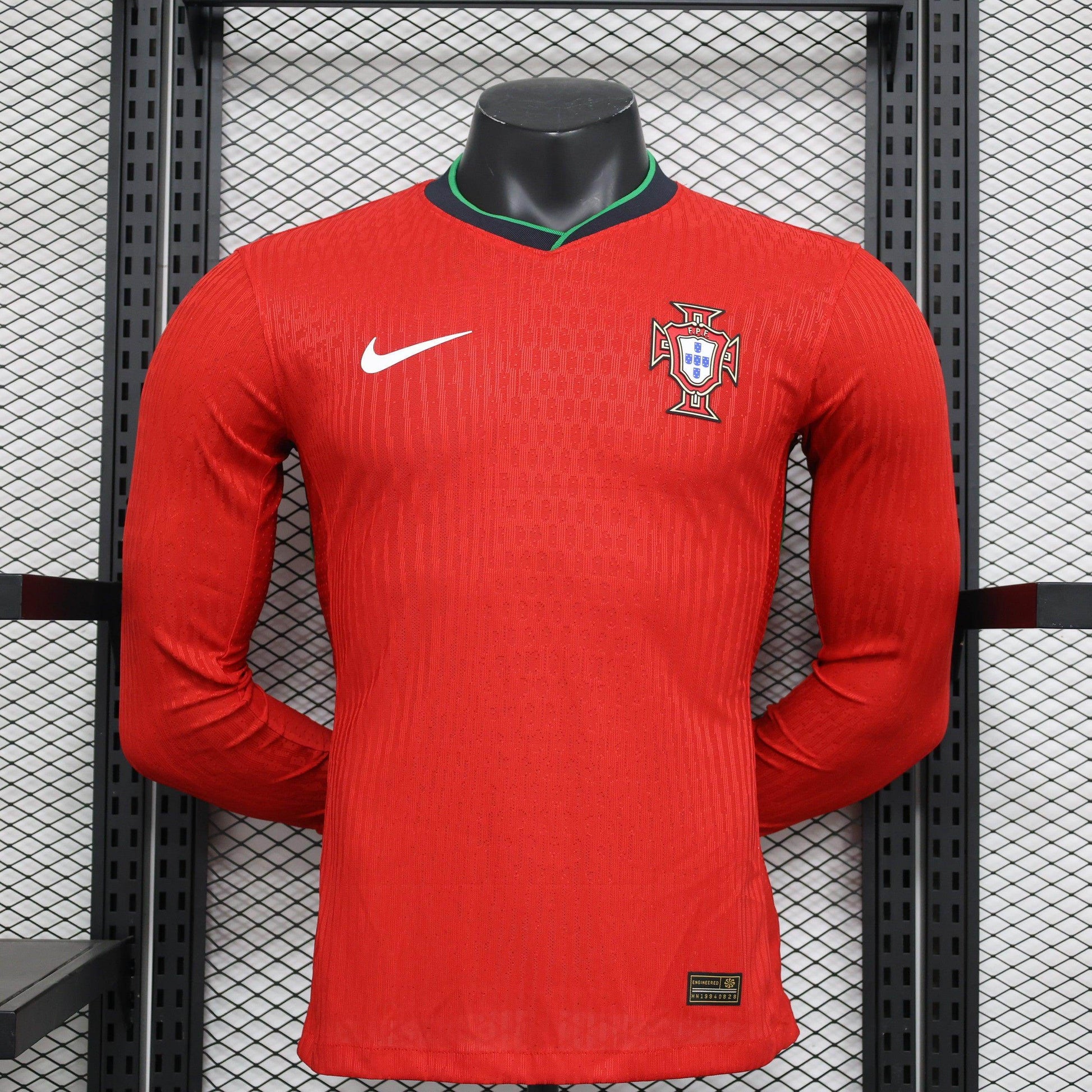 Portugal 2024-2025 Home Kit Long Sleeve - JerseyLegacy