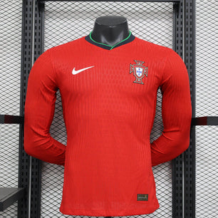 Portugal 2024-2025 Home Kit Long Sleeve - JerseyLegacy