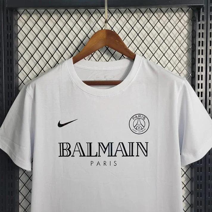 PSG "Balmain" Special White Kit - JerseyLegacy