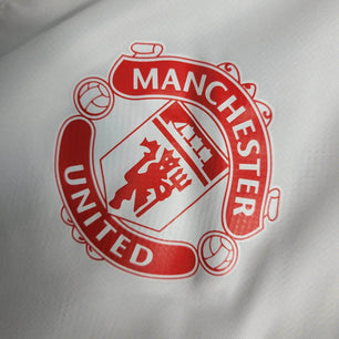 Manchester United Windbreaker Jacket 23/24 - White - JerseyLegacy