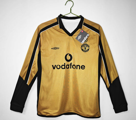 Manchester United 2001-2002 Long Sleeve Goalkeeper Kit - JerseyLegacy