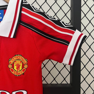 Manchester United 98/99 Home Jersey Kids - JerseyLegacy