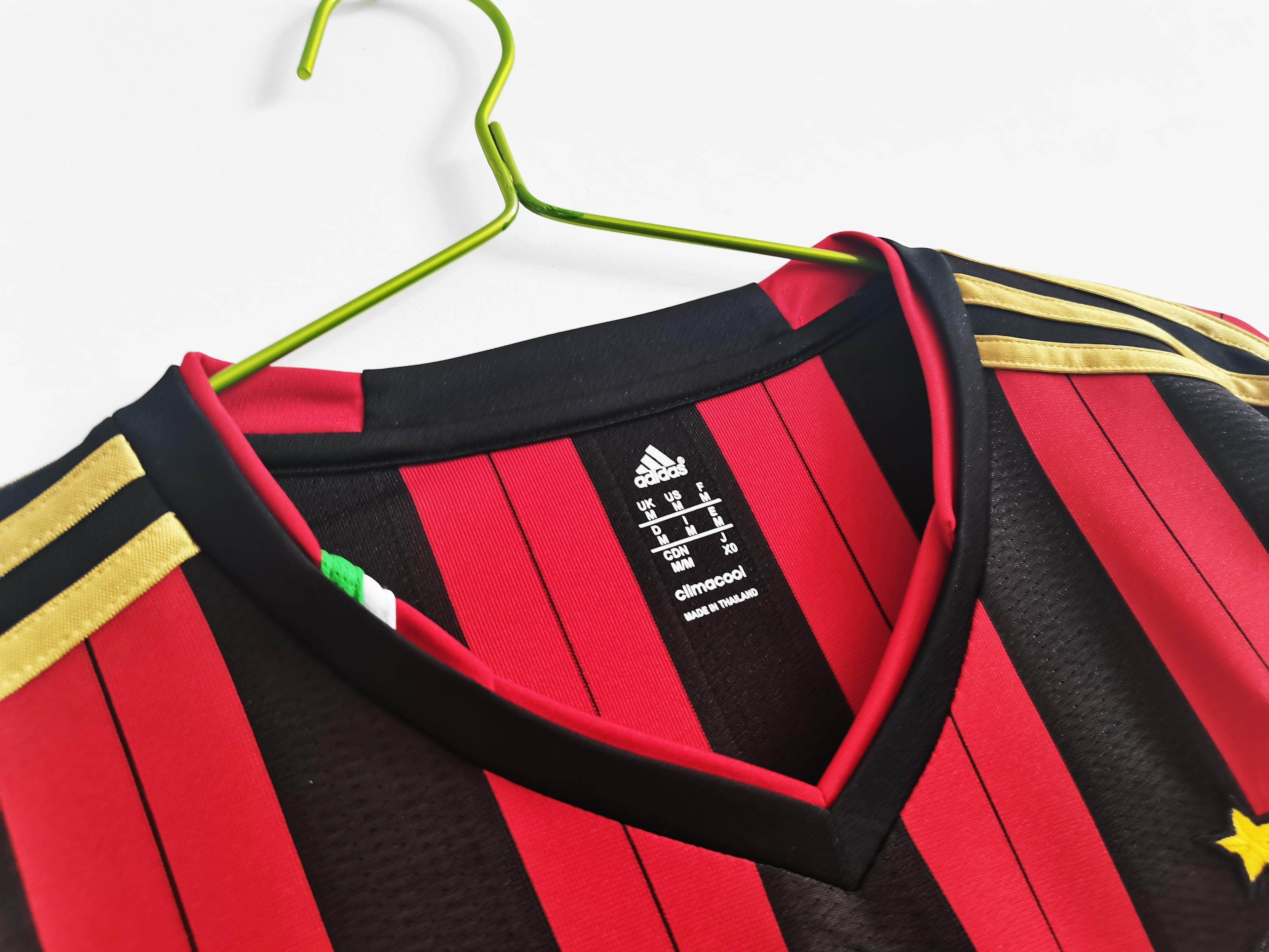 AC Milan 2013-2014 Long Sleeve Home Kit - JerseyLegacy