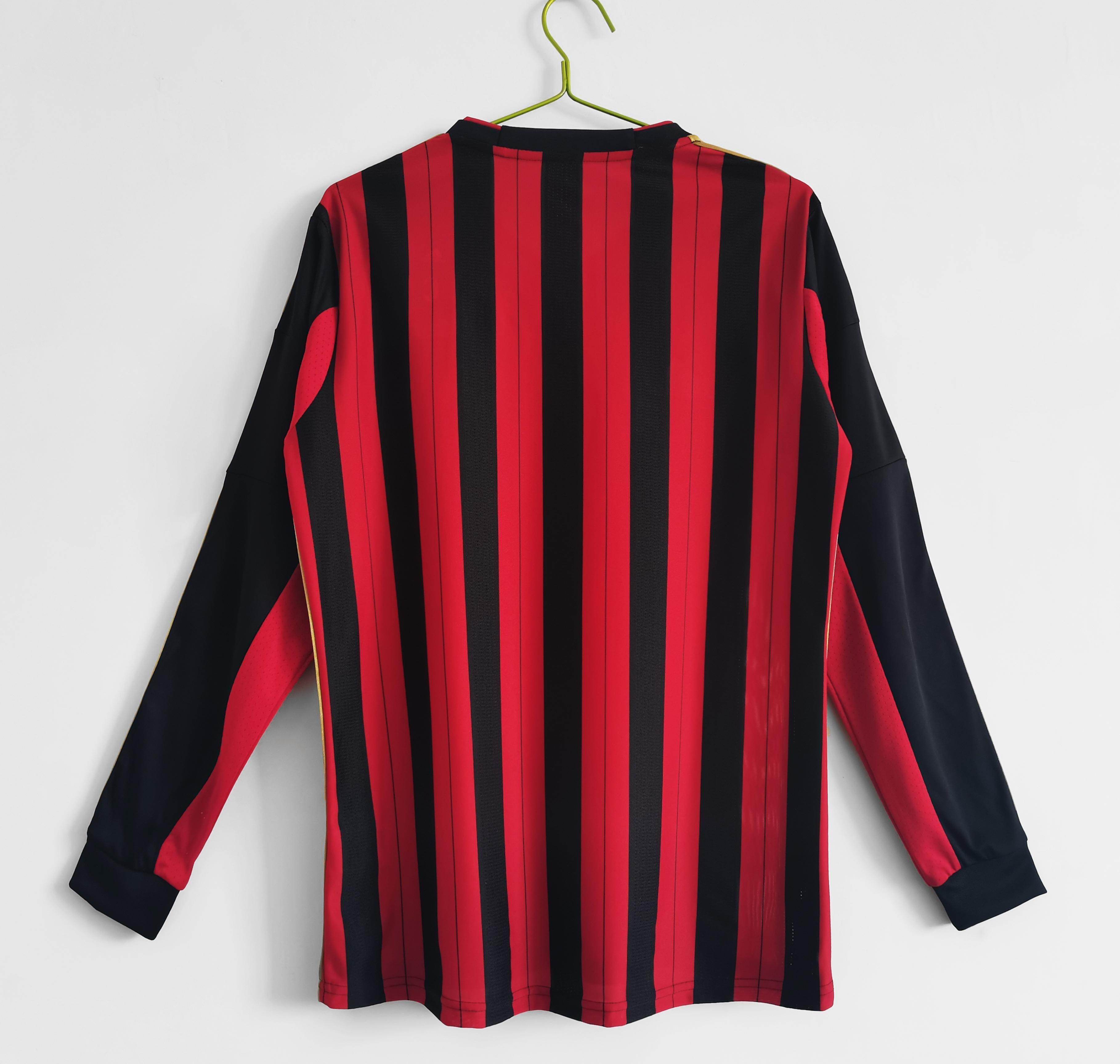 AC Milan 2013-2014 Long Sleeve Home Kit - JerseyLegacy