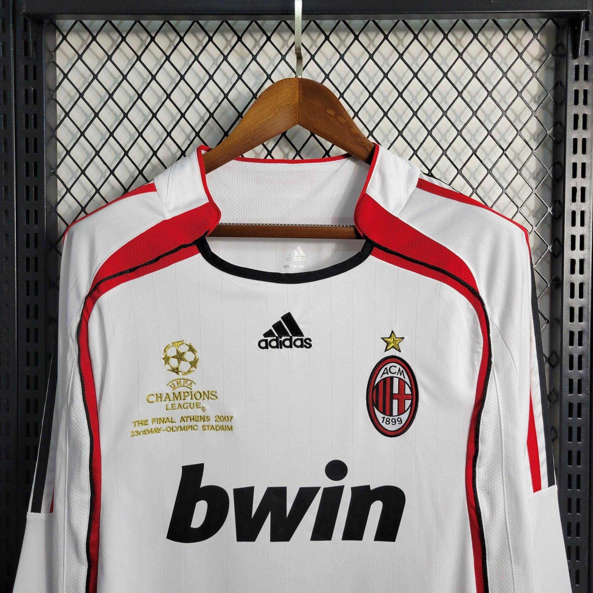 AC Milan 2007 UCL Long Sleeve Away Kit - JerseyLegacy