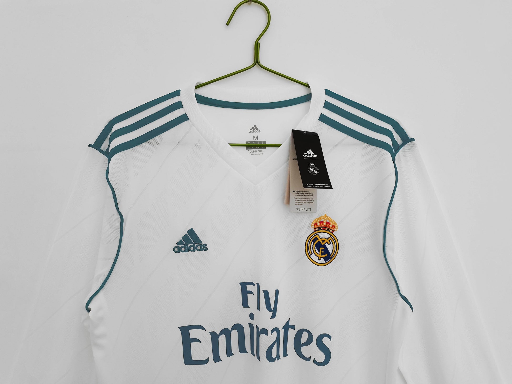 Real Madrid 2017-2018 Long Sleeve Home Kit - JerseyLegacy