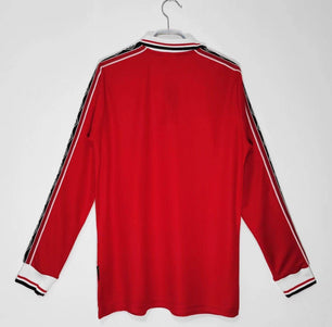 Manchester United 1997–1998 Long Sleeve Home Kit - JerseyLegacy