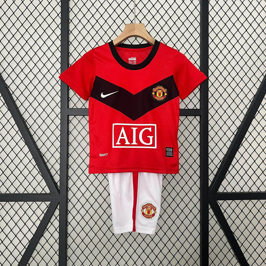 Manchester United Retro 09/10 Home Jersey Kids - JerseyLegacy