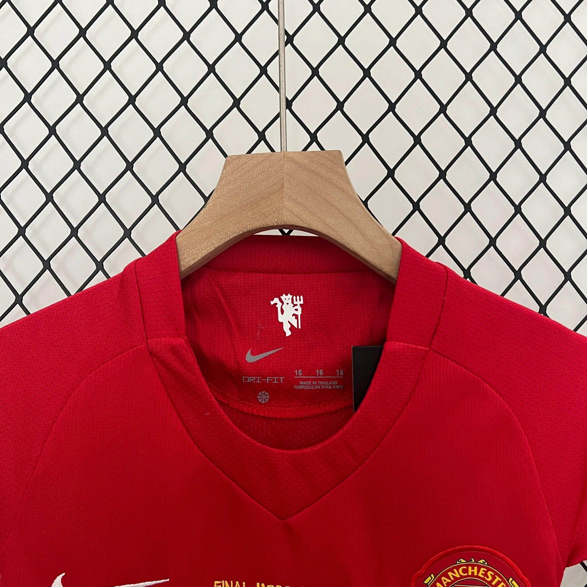 Manchester United 07/08 Champions League Home Jersey Kids - JerseyLegacy