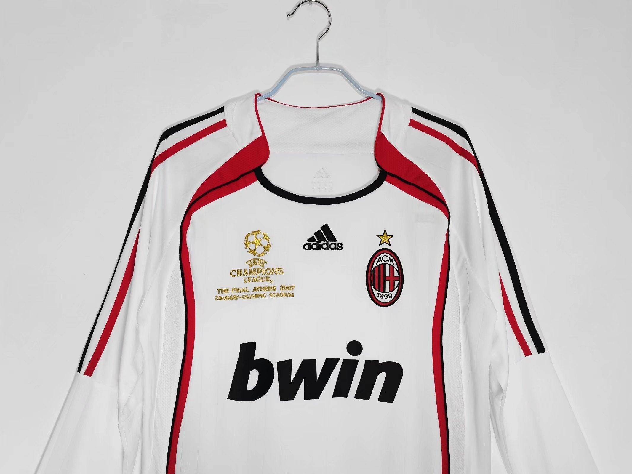 AC Milan 2007-2008 Long Sleeve Away Kit - JerseyLegacy