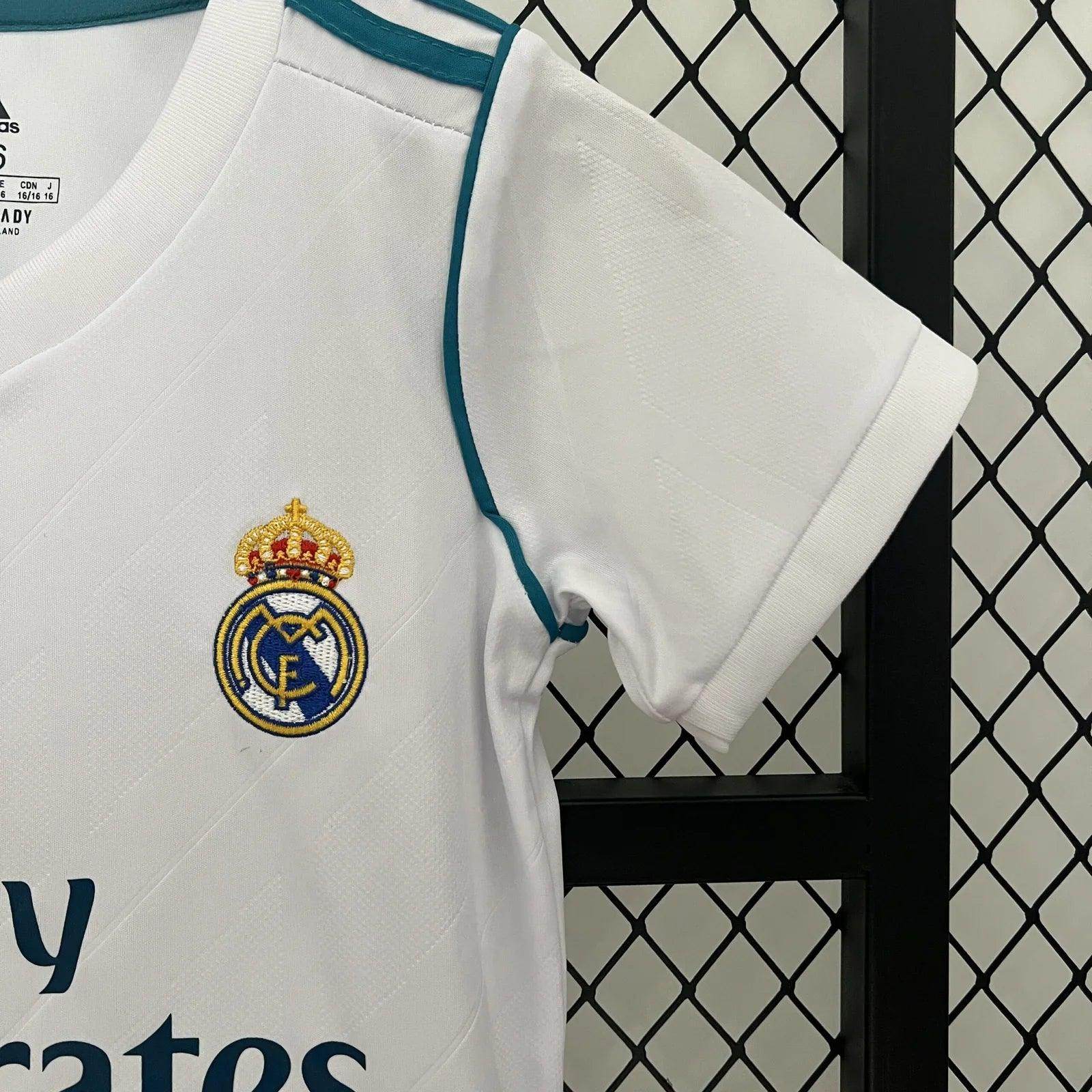 Real Madrid 17/18 Home Jersey Kids - JerseyLegacy