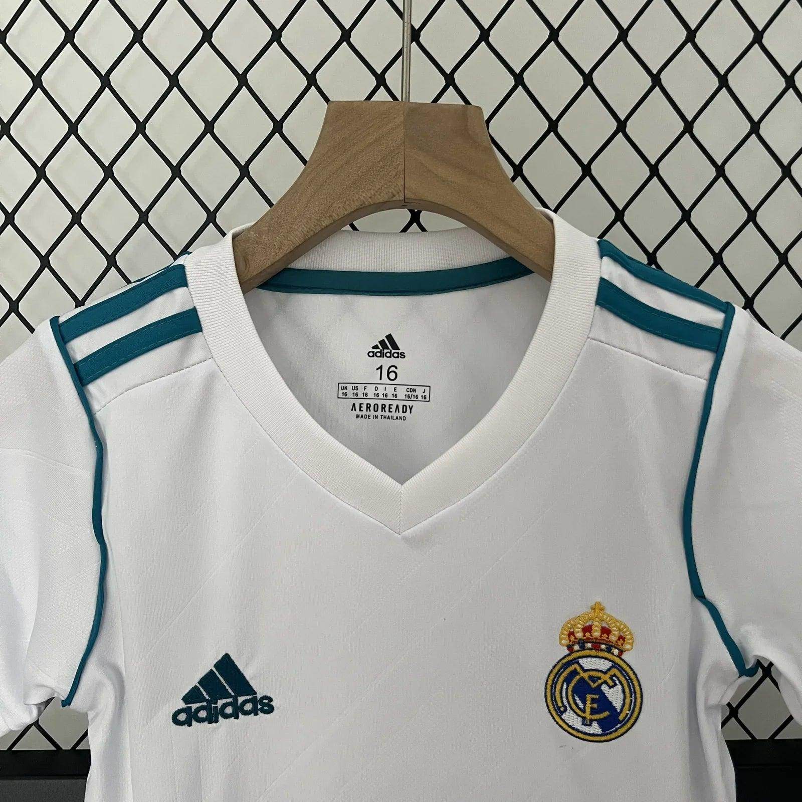 Real Madrid 17/18 Home Jersey Kids - JerseyLegacy