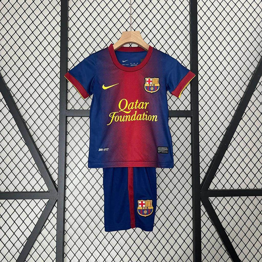 Barcelona 12/13 Home Jersey Kids - JerseyLegacy