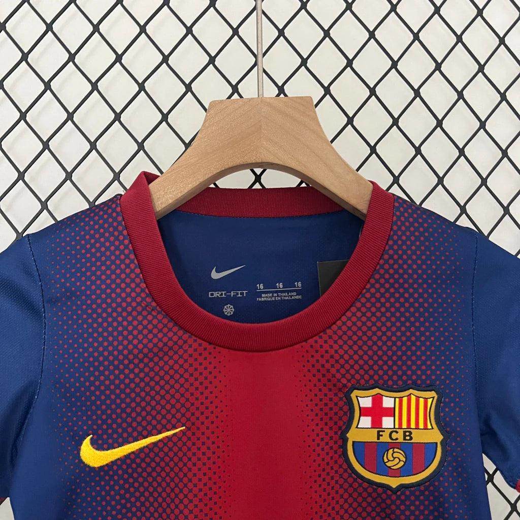 Barcelona 12/13 Home Jersey Kids - JerseyLegacy